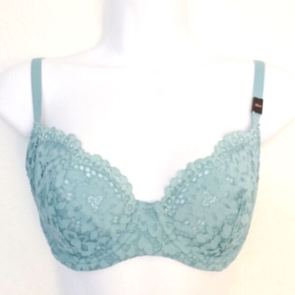 NWT VS Aqua Body By Victoria Unlined Demi Bra - Picture 1 of 2